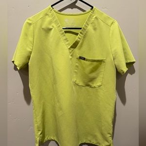 Women’s Neon Yellow FIGS Scrubs set